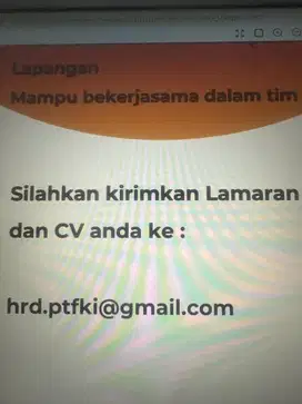 Dibutuhkan segera DRAFTER !