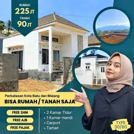 Di Jual Tanah Kavling Dekat Wisata di Kota Batu Free SHM