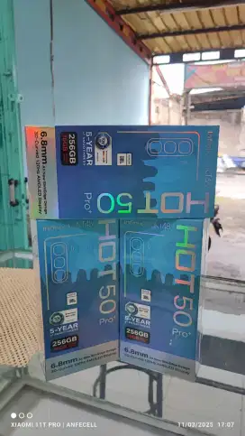 Infinix Hot 50 Pro Plus 8/256 New Garansi Resmi infinix Indonesia
