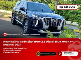 [LOW KM] Hyundai Palisade Signature 2.2 Diesel Panoramic Blue 2021