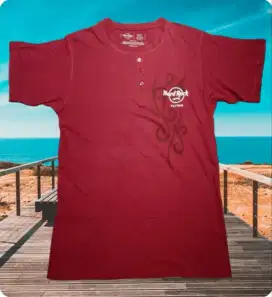 Kaos Hard Rock Pattaya Original Size M. 100% Cotton, Made in Honduras.