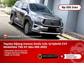 Toyota Kijang Innova Zenix 2.0L Q Hybrid CVT Modelista TSS AT Abu 2023