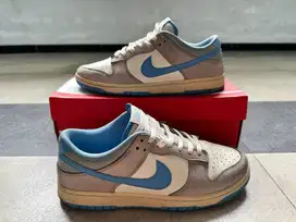 Nike Dunk Low Abu Biru 9.5 / 43 Fullset