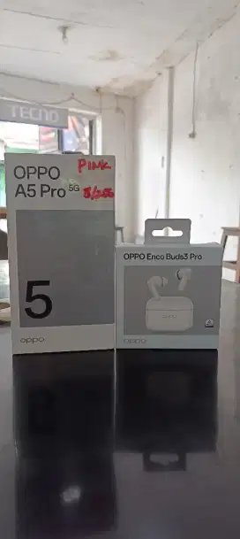 MURAH CUMA 4JTAAN OPPO A5PRO 5G RAM 8GB ROM 256GB FREE ENCO BUDS3PRO