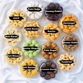 Kue Kering Nastar Kastengel Putri Salju DLL