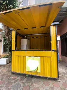 booth Conteiner tempat jualan
