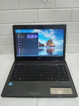 Laptop Acer 4741 Core i3 - 2.27 Ghz Ram 4GB 320GB 14 Baterai 2 jam