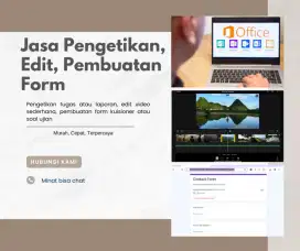 Jasa Pengetikan Tugas Sekolah / Kuliah