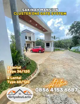 Rumah cluster fasilitas komplit tanpa BI Cheking konsep syariah