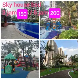 disewakan harian sky house bsd ( staycation )