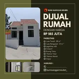 Rumah murah bebas banjir view gunung Manglayang