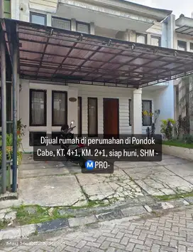 Dijual Rumah 2 lantai  dalam cluster di Pondok Cabe