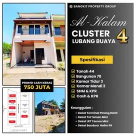 Rumah jakarta timur  lubang buaya bambu apus shm cash kpr
