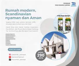RUMAH BARU DI KARTASURA DEKAT KOTA SOLO DAN MAL TRANSMART