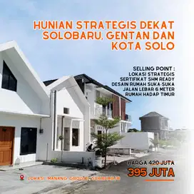 RUMAH IDAMAN MEWAH STRATEGIS BELAKANG MAL STRANSMART SOLO
