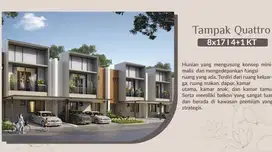 RUMAH DIJUAL PIK 1 CROWN MANSION UKURAN 8X17 QUATTRO 2 LANTAI BISA CIC