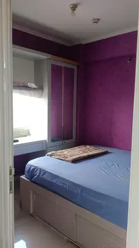 disewakan unit harian 2 bedroom green pramuka square