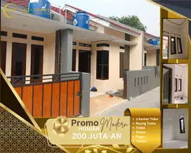 Cluster modern 2 kamar akses mobil lokasi strategis mulai dari 185juta