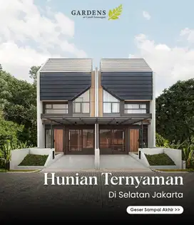 Rumah 2 lantai di perumahan gardens sawangan