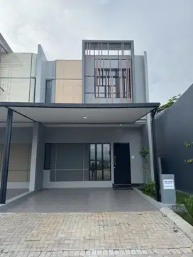 RUMAH MEWAH 2 LANTAI DI HERTASNING BARU FREE PERABOTAN
