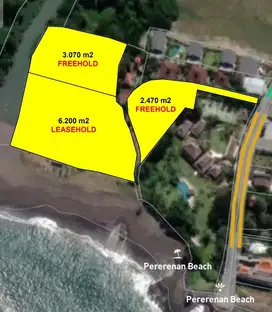 Tanah Bonus bangunan Villa los pantai Pererenan Canggu