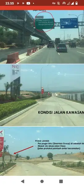 Tanah dalam kawasan industri termurah di karawang