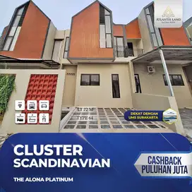 rumah 2 lantai, 3 Kamar Tidur, 2 Kamar Mandi, Carport, Balkon danTaman