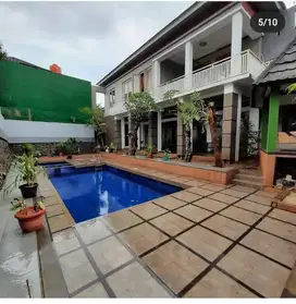 Dijual cepat Rumah mewah dengan private pool di Palem Puri Bintaro