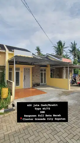 di jual rumah dalam cluster strategis deket wilayah bandara
