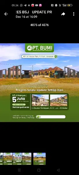 Dijual Tanah SHGB Didalam dalam Perumahan Murah Sudah Diuruk