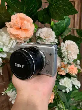Dijual canon m100 lensa meike