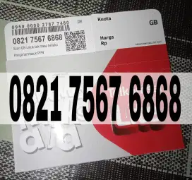 Nomor Cantik Kartu Perdana Telkomsel angka rapi hoki 6868