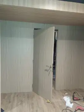 Partisi gypsum dan partisi kaca