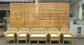 KURSI ROTAN, KURSI PELAMINAN, KURSI RUANG TAMU