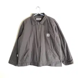 Canvas work jacket grey detroit uniqlo dickies carhartt