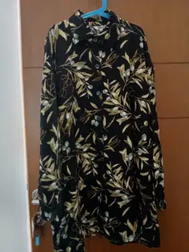 Blouse kembang ukuran besar