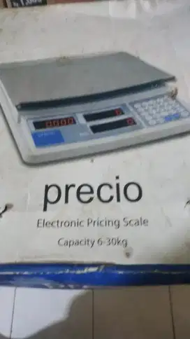 Mau jual timbangan digital merk precio 6-30 kg