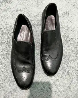 Sepatu pantofel kulit Ermenegildo Zegna Size 5 1/2 EEE