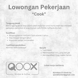 Lowongan kerja Cook Cafe