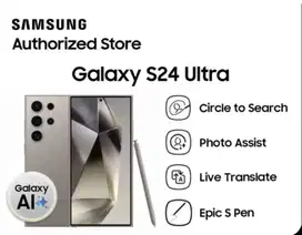 Baru...Samsung Galaxy S24 Ultra 5G 12/256Gb Grs Resmi (Black,Grey)