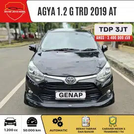 Promo Mudik Agya TRD 1.2 AT 2019 Hitam