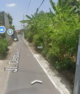 Jual tanah lok belakang kampus kedokteran UMS lt 218m hrg 5jt/m nego