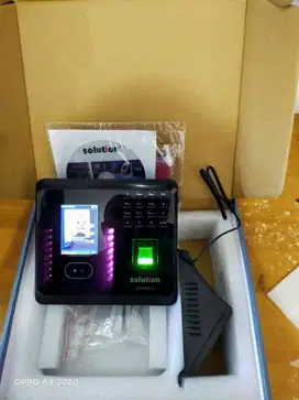 Mesin Absensi Sensor wajah dan Sidik Jari Support ADMS