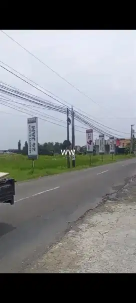 Jual tanah pinggir jln raya mangesti gentan lt 2215m hrg 2,5jt/m nego