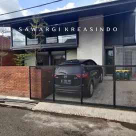 Pagar expanded modern minimalis, Bandung | Sawargi kreasindo