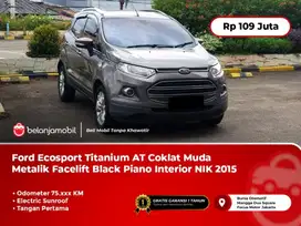 [ WARRANTY ] Ford Ecosport Titanium Sunroof AT Coklat Muda 2015/2016
