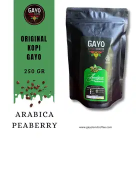 Kopi Arabika Peaberry Aceh Gayo 250 Gr