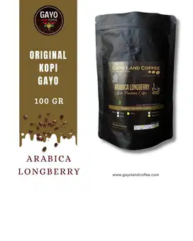 Kopi Arabika Longbrry Aceh Gayo 100 Grr