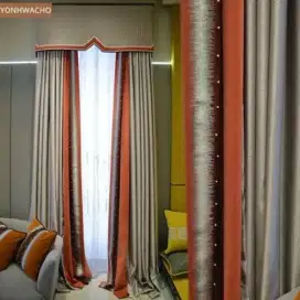 Pasang gordyn gorden murah vertikal roll blind jasa wallpaper dinding