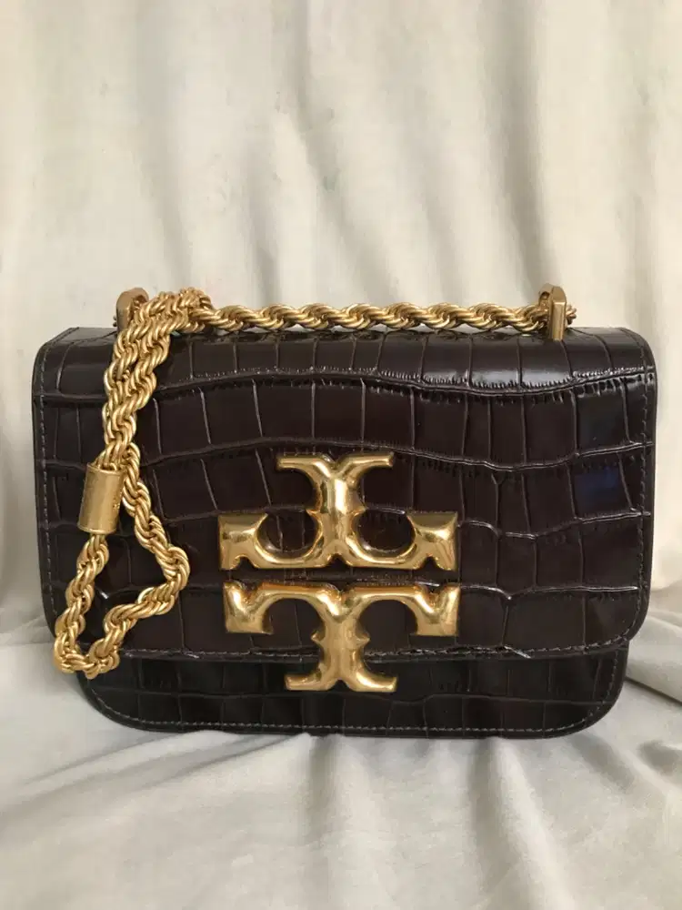 TORY BURCH ELANOR CROCO SMALL